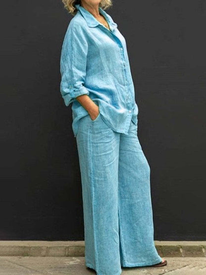 Fashionable Women's Cotton & Linen Co-ords