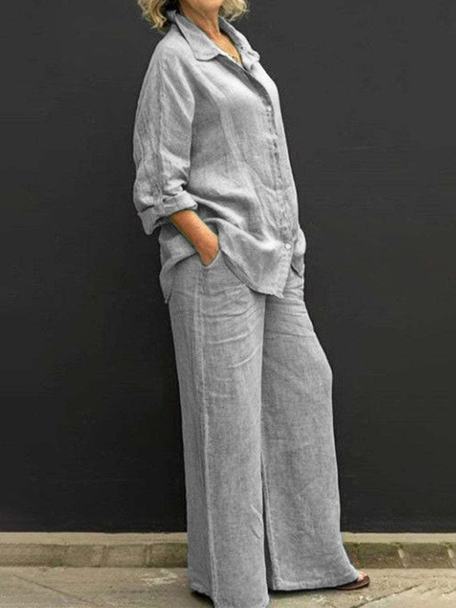 Fashionable Women's Cotton & Linen Co-ords