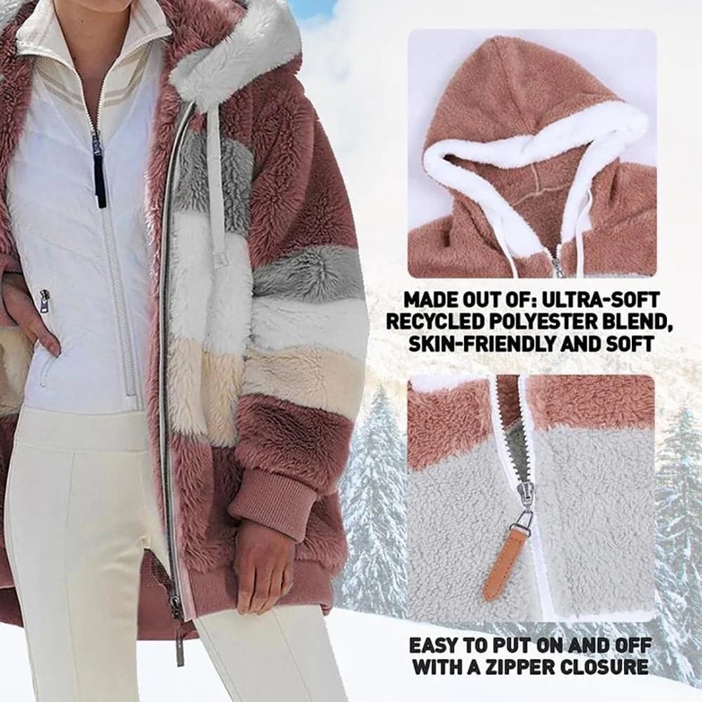 🔥Early Winter Sale-50% Off🎅Contrasting Padded Coat🐑