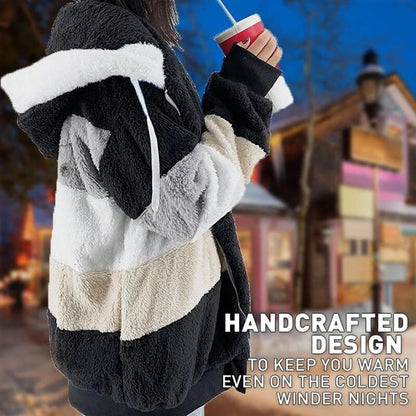 🔥Early Winter Sale-50% Off🎅Contrasting Padded Coat🐑