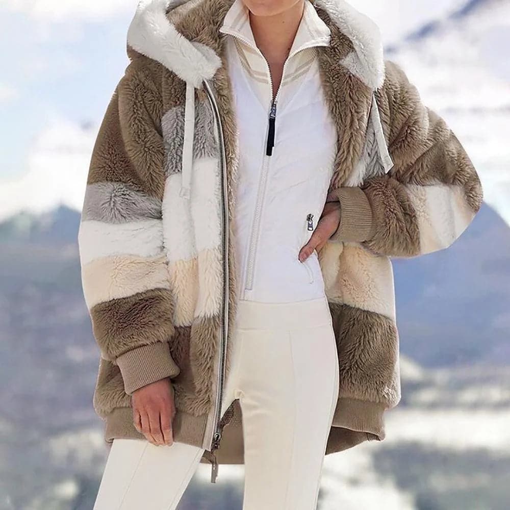 🔥Early Winter Sale-50% Off🎅Contrasting Padded Coat🐑