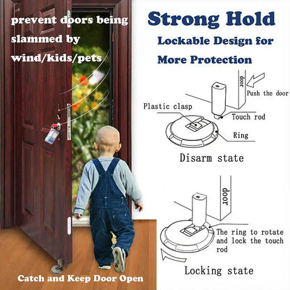 🔥 LAST DAY PROMOTION - 50%OFF 🔥Mechanical Floor Door Stopper with Free 3M Adhesive Sticker