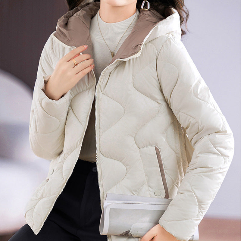 Women's Lightweight Padded Jacket with Hood