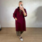Women's Oversized Long Hoodie Dress with Pockets