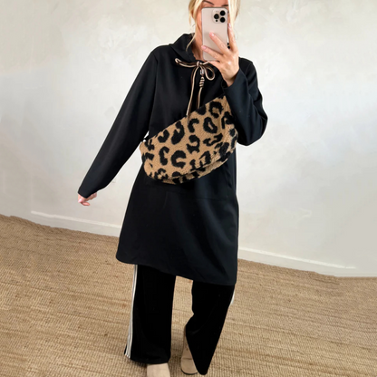 Women's Oversized Long Hoodie Dress with Pockets