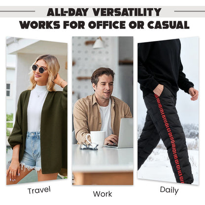 Men’s Thickened Windproof Warm Trousers