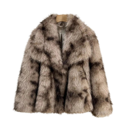Women's Stylish Warm Faux Fur Jacket