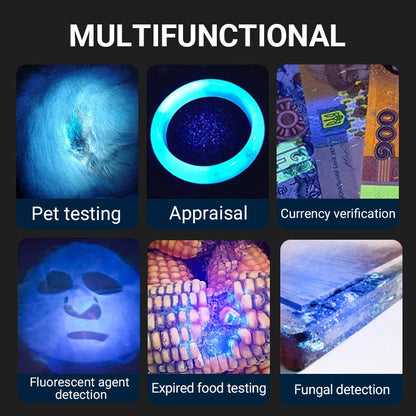 USB Rechargeable High-Power LED UV Light