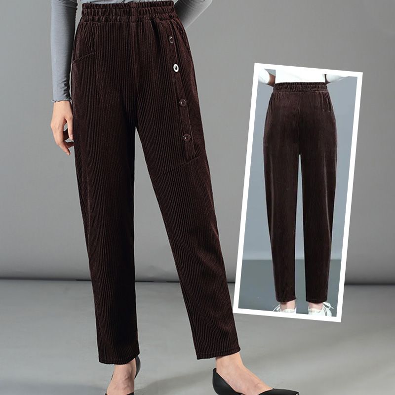 🍂Women's High Waist Corduroy Warm Pants