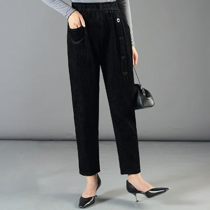 🍂Women's High Waist Corduroy Warm Pants