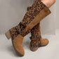 💜LAST DAY PROMOTION - 50%OFF💜Women's Leopard Print Riding Boots