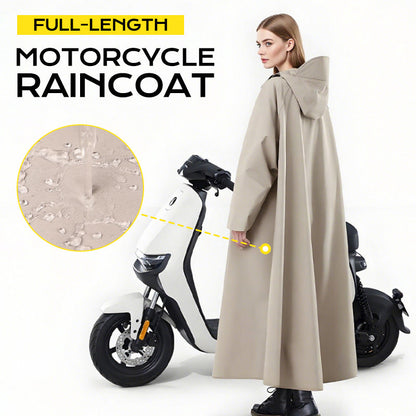 Full-Length Motorcycle Raincoat