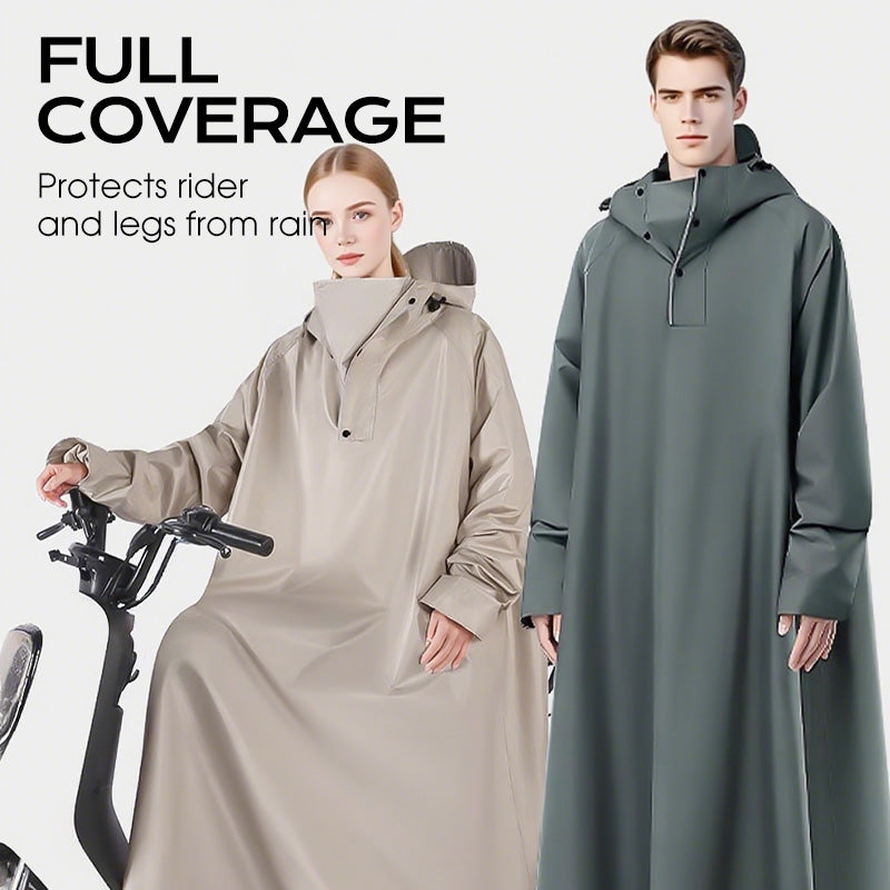 Full-Length Motorcycle Raincoat