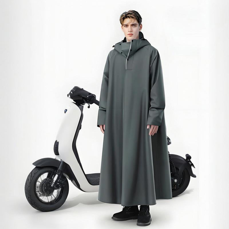 Full-Length Motorcycle Raincoat