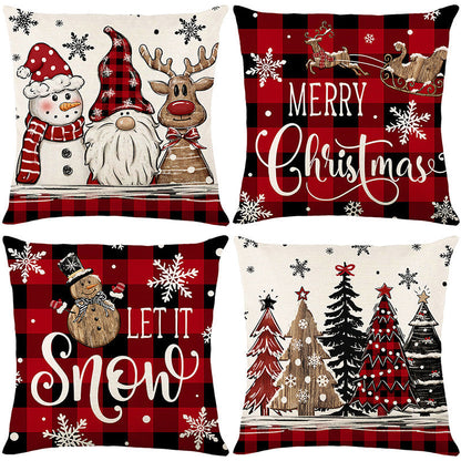 🎄🔥Christmas Promotion 50% OFF🔥Cute Christmas Print Pillow Cover