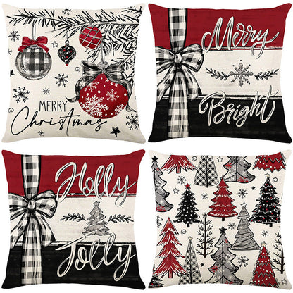 🎄🔥Christmas Promotion 50% OFF🔥Cute Christmas Print Pillow Cover
