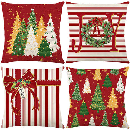 🎄🔥Christmas Promotion 50% OFF🔥Cute Christmas Print Pillow Cover