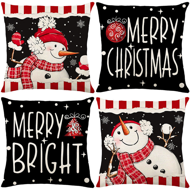 🎄🔥Christmas Promotion 50% OFF🔥Cute Christmas Print Pillow Cover