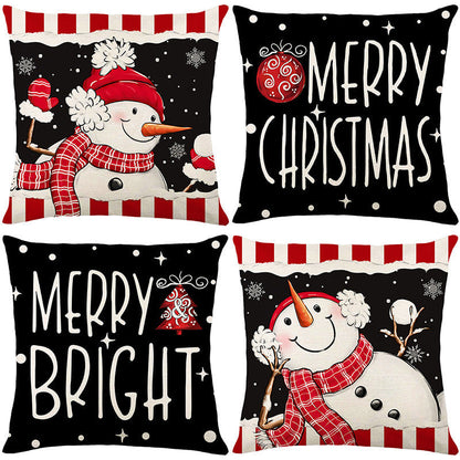 🎄🔥Christmas Promotion 50% OFF🔥Cute Christmas Print Pillow Cover