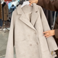 Women’s Elegant Soft Warm Double-Breasted Coat