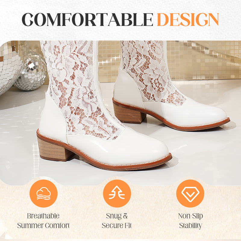 Women’s Sophisticated Elegant Cutout Boots