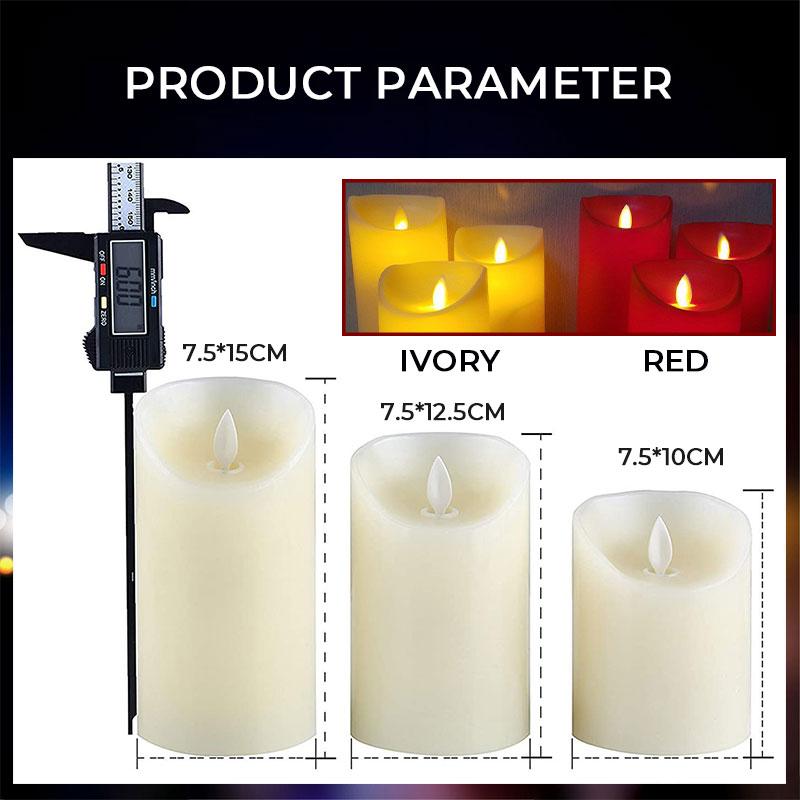 LED Flickering Flameless Candle