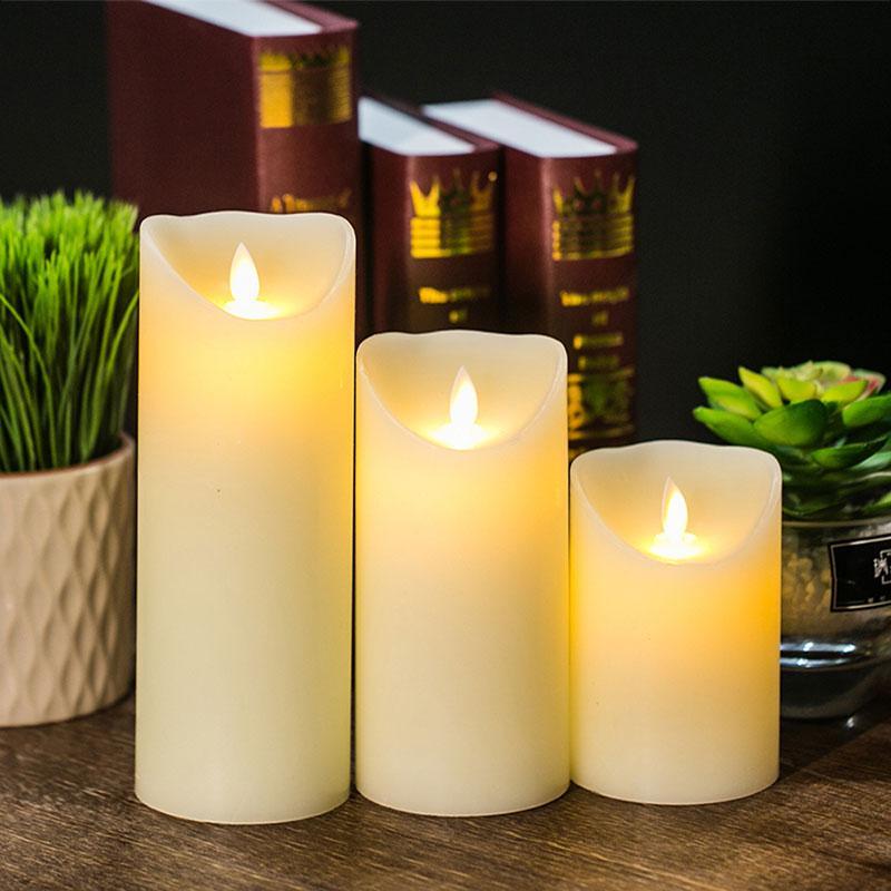 LED Flickering Flameless Candle