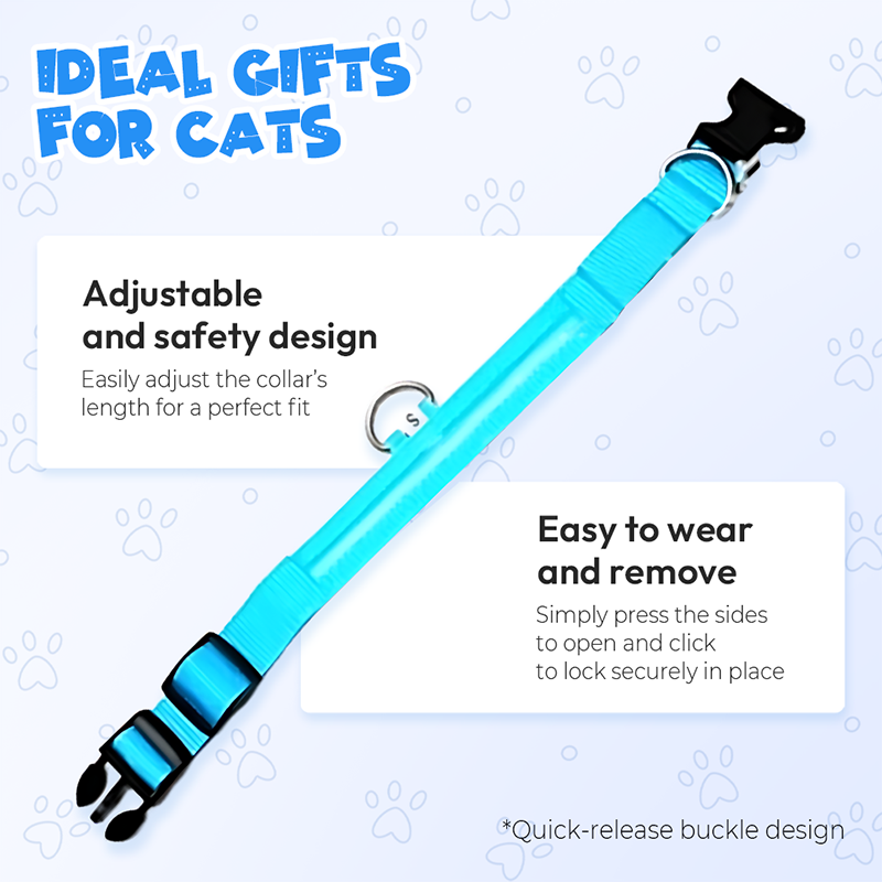 Adjustable LED Dog Collar for Dog Safety