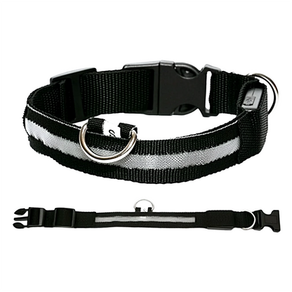 Adjustable LED Dog Collar for Dog Safety