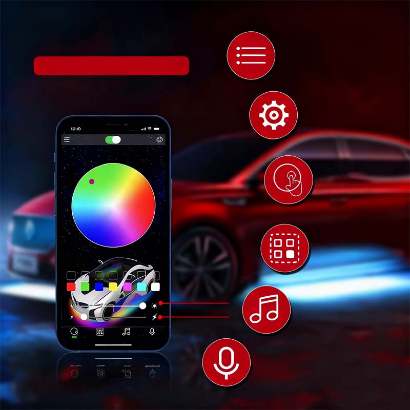 Car Interior LED Footwell Light