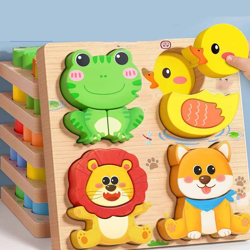 🎁Early Christmas Sale 50% OFF -✨【Educational Wooden 3D Puzzle】✨