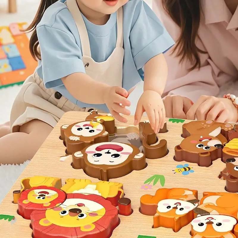 🎁Early Christmas Sale 50% OFF -✨【Educational Wooden 3D Puzzle】✨