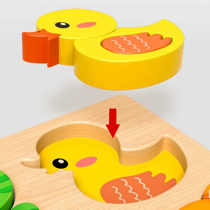 🎁Early Christmas Sale 50% OFF -✨【Educational Wooden 3D Puzzle】✨
