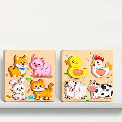 🎁Early Christmas Sale 50% OFF -✨【Educational Wooden 3D Puzzle】✨