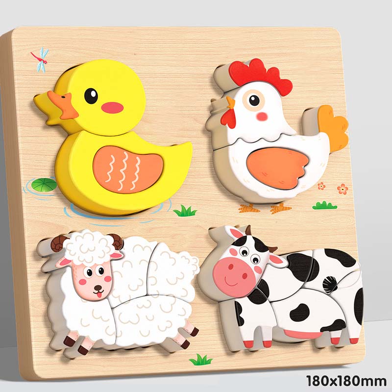 🎁Early Christmas Sale 50% OFF -✨【Educational Wooden 3D Puzzle】✨