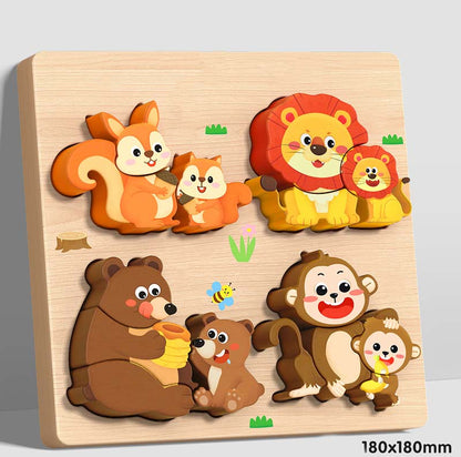 🎁Early Christmas Sale 50% OFF -✨【Educational Wooden 3D Puzzle】✨