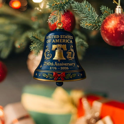 Anniversary Metal Bell Ornament