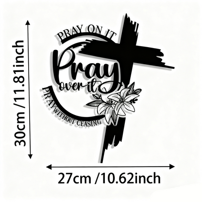 Inspirational Faith Cross Wall Decor