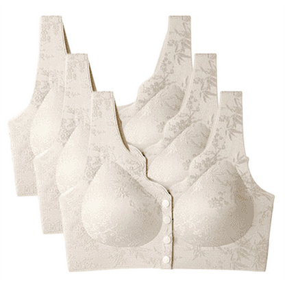 Buy 2 get 1 free👙Comfort Front-Clasp & Wire-Free Seamless Bra