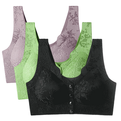 Buy 2 get 1 free👙Comfort Front-Clasp & Wire-Free Seamless Bra