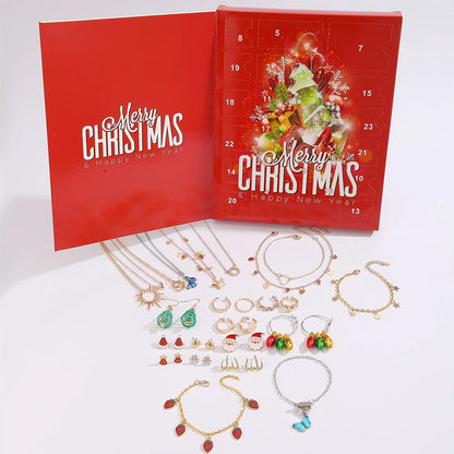 24PCS Christmas Jewelry Mystery Box