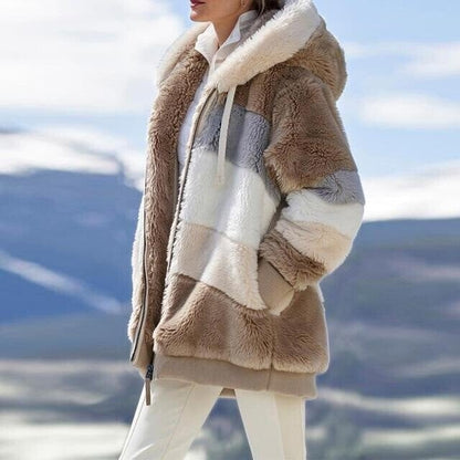 💖LAST DAY PROMOTION - 50%OFF 💖 Contrasting Padded Coat🐑