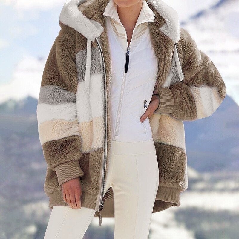 💖LAST DAY PROMOTION - 50%OFF 💖 Contrasting Padded Coat🐑