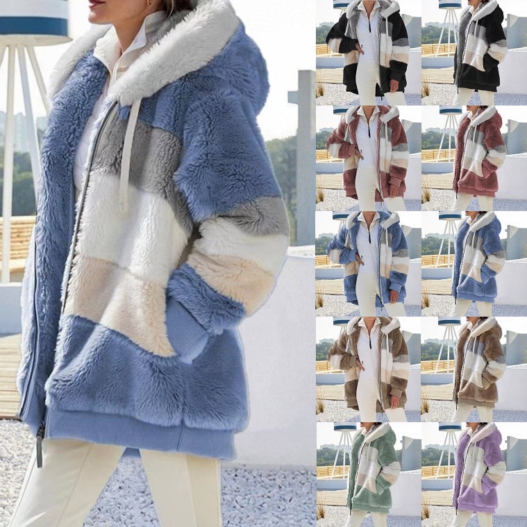 💖LAST DAY PROMOTION - 50%OFF 💖 Contrasting Padded Coat🐑