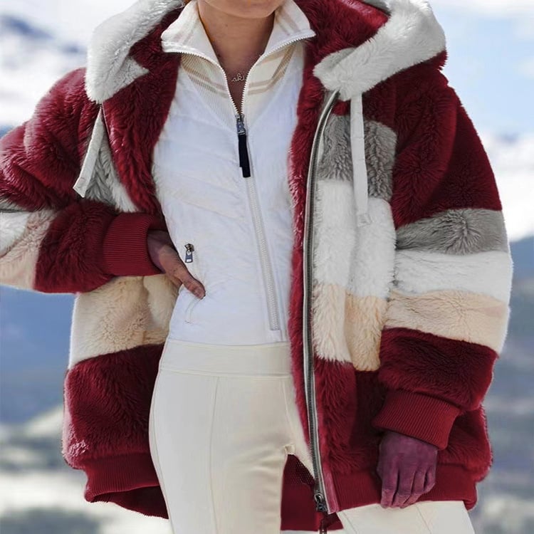 💖LAST DAY PROMOTION - 50%OFF 💖 Contrasting Padded Coat🐑