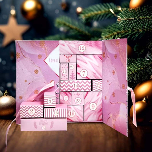 24-Day Christmas Countdown Advent Calendar Gift Box