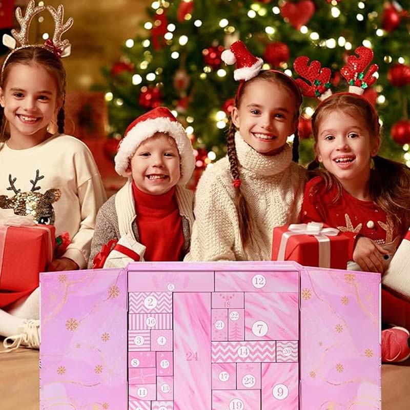 24-Day Christmas Countdown Advent Calendar Gift Box