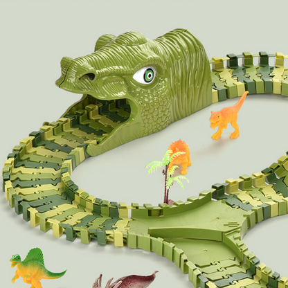 🎁Christmas Special Sale: Up to 50% Off!💝🦖Creative Dinosaur Theme Track Toy Set
