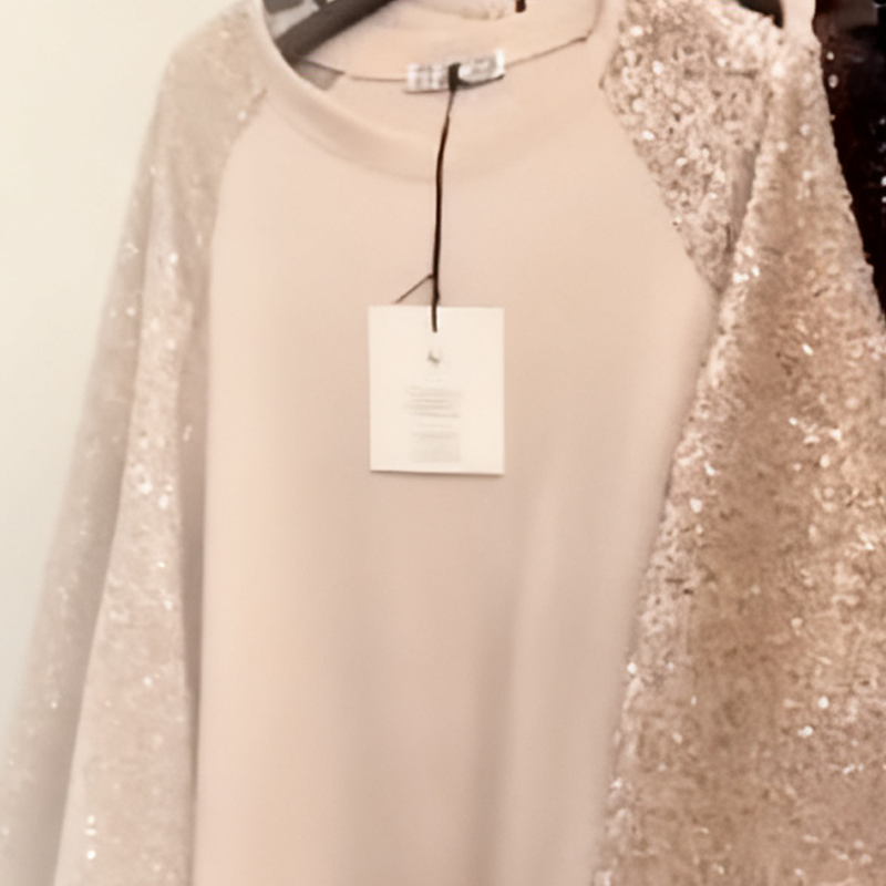 Women's Sequin Sleeve Two-Piece Lounge Set