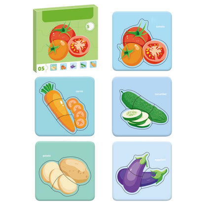 Fruit Animals Jigsaw Puzzles for Kids